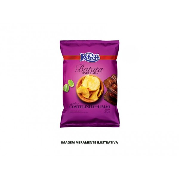 BATATA - KELECK - 30g - ONDA COSTELINHA C/ LIMAO - CX14